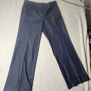 Trina Turk Trousers Pants 4 Women’s Dressy Blue Texture